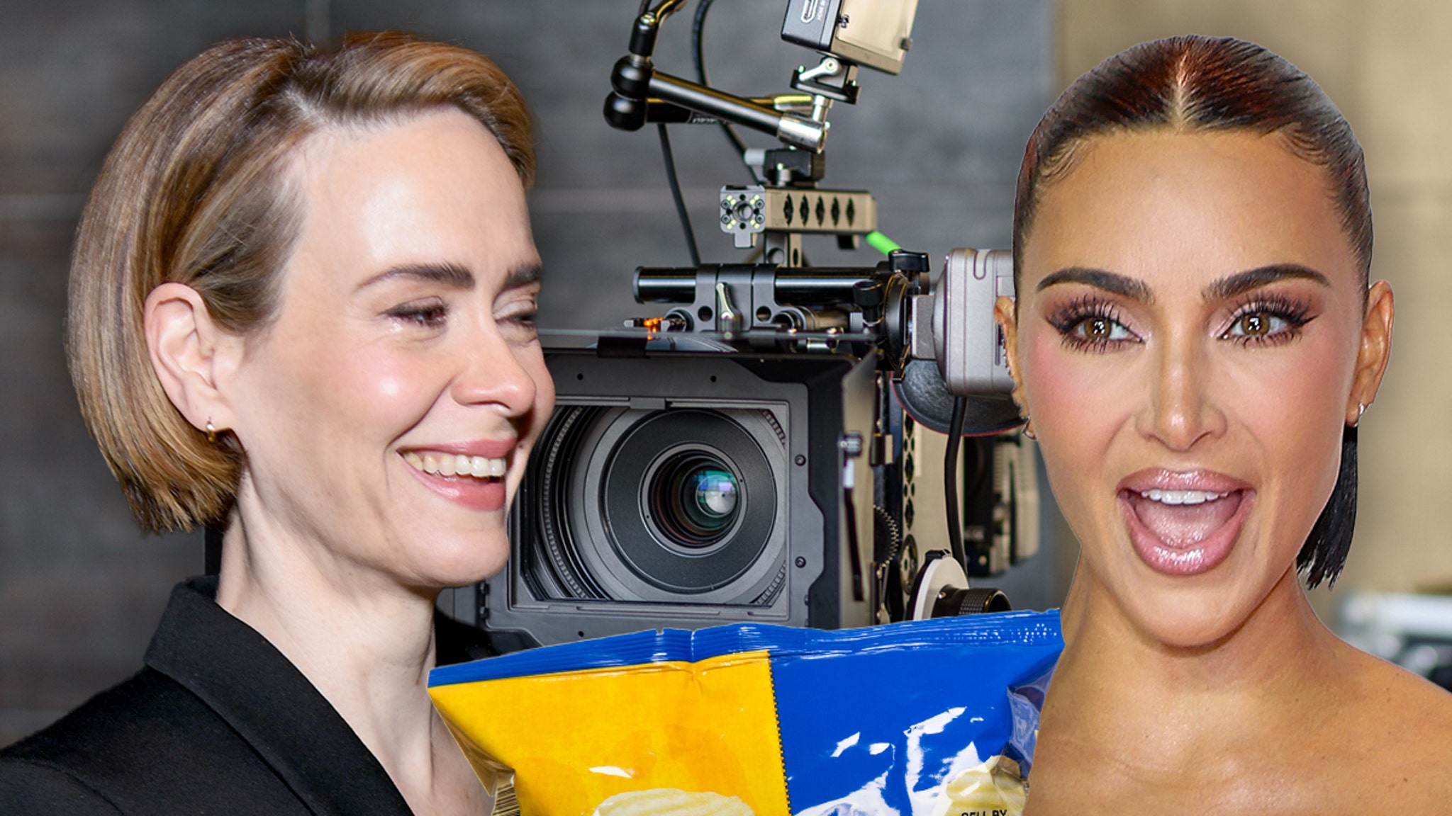 Sarah Paulson Spat a Chip Into Kim Kardashian’s Eye on ‘All’s Fair’ Set