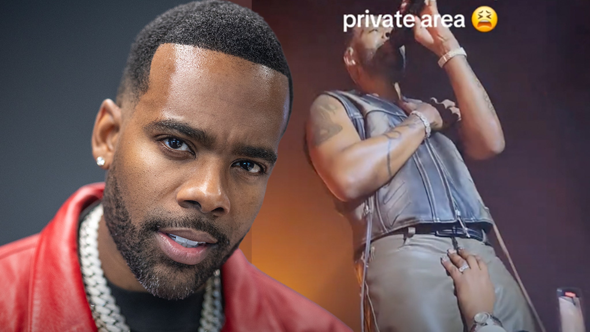 Mario Gets Crotch Grab from Fan During Performance