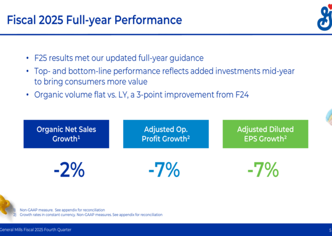 General Mills Q4 2025 slides: Volume trends improve as investments pay off