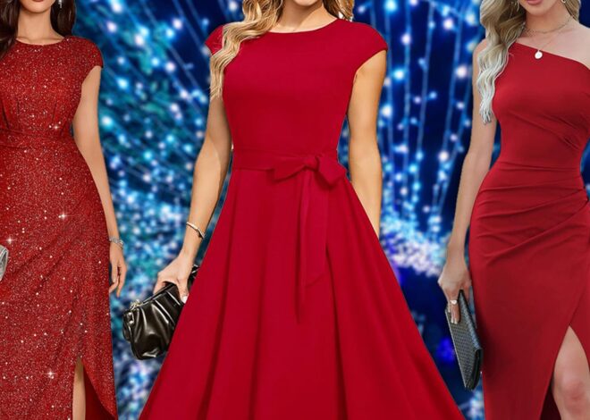 Festive Red Dresses for the Holiday Season