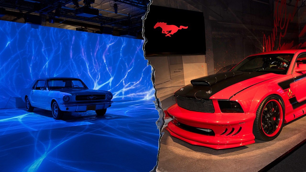 New Mustang exhibit features Hollywood cars and immersive sensory technology