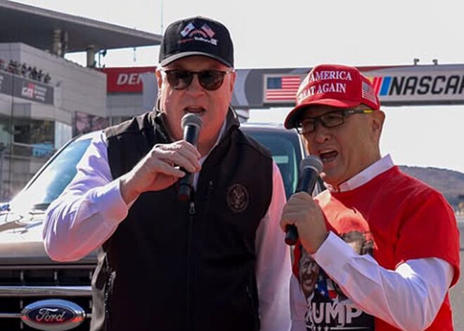 Toyota CEO Akio Toyoda goes MAGA at Japan NASCAR race