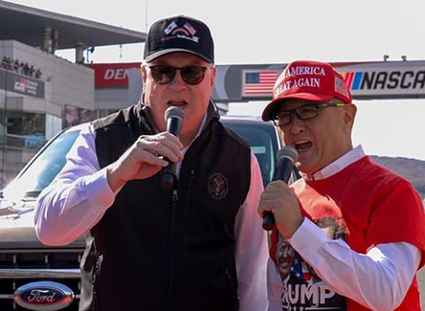 Toyota CEO Akio Toyoda goes MAGA at Japan NASCAR race