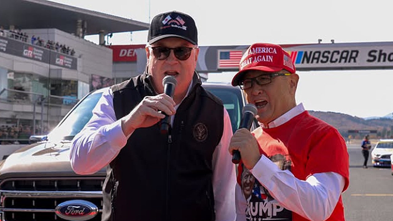 Toyota CEO Akio Toyoda goes MAGA at Japan NASCAR race