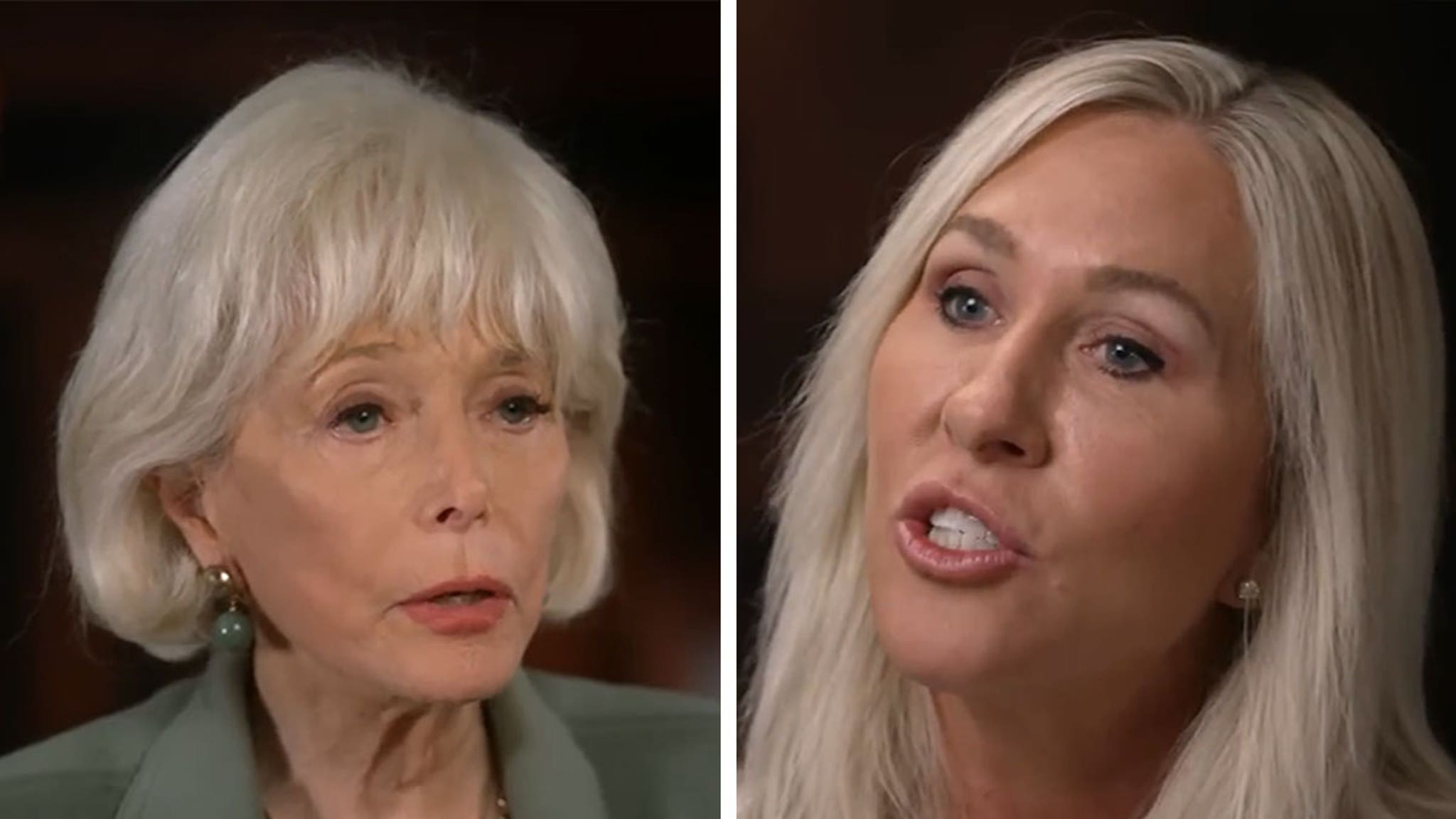 Marjorie Taylor Greene Clashes With Lesley Stahl Over Political Toxicity